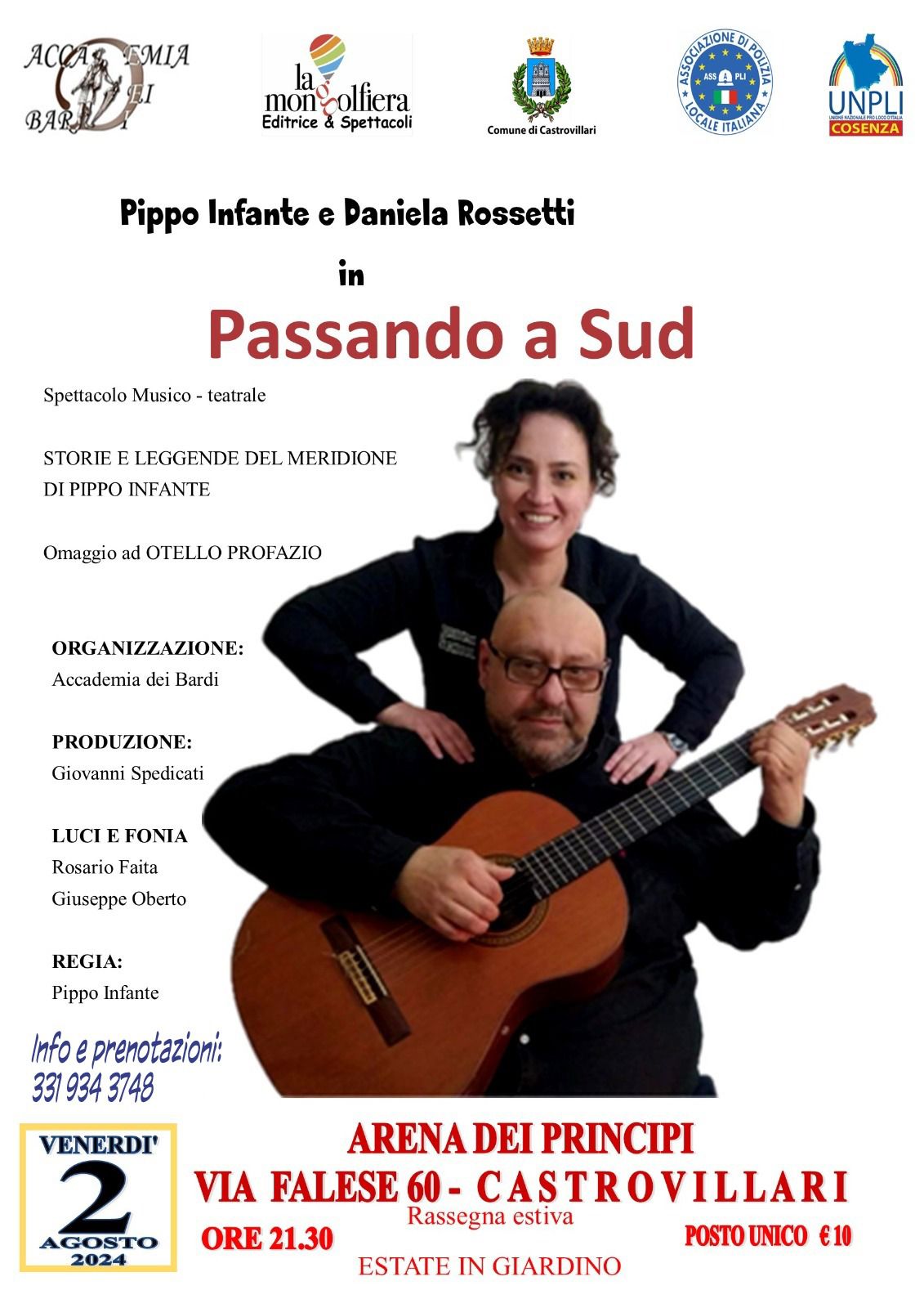 Pippo Infante presenta “Passando al sud”