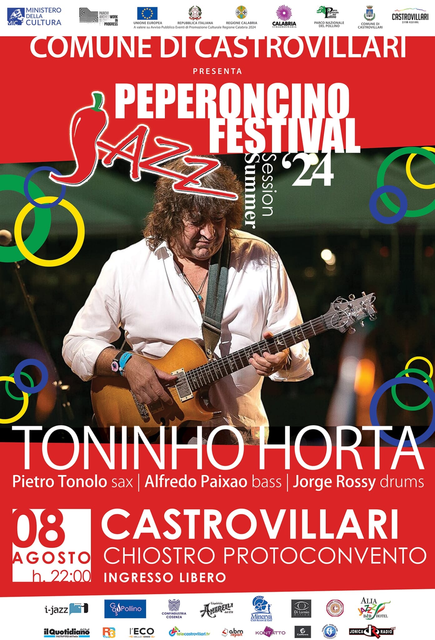 Castrovillari, ritorna il Peperoncino Jazz Festival